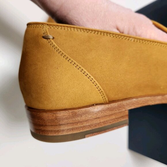 Cole Haan Washington Grand Tassel Loafer Men Sz 9 Cathay Spice Nubuck Dress Shoe - Picture 10 of 16